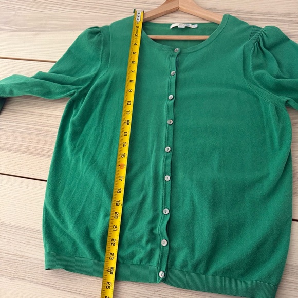 Boden Vibrant Green Women's Cardigan women classic plus  size 16 - Picture 5 of 8